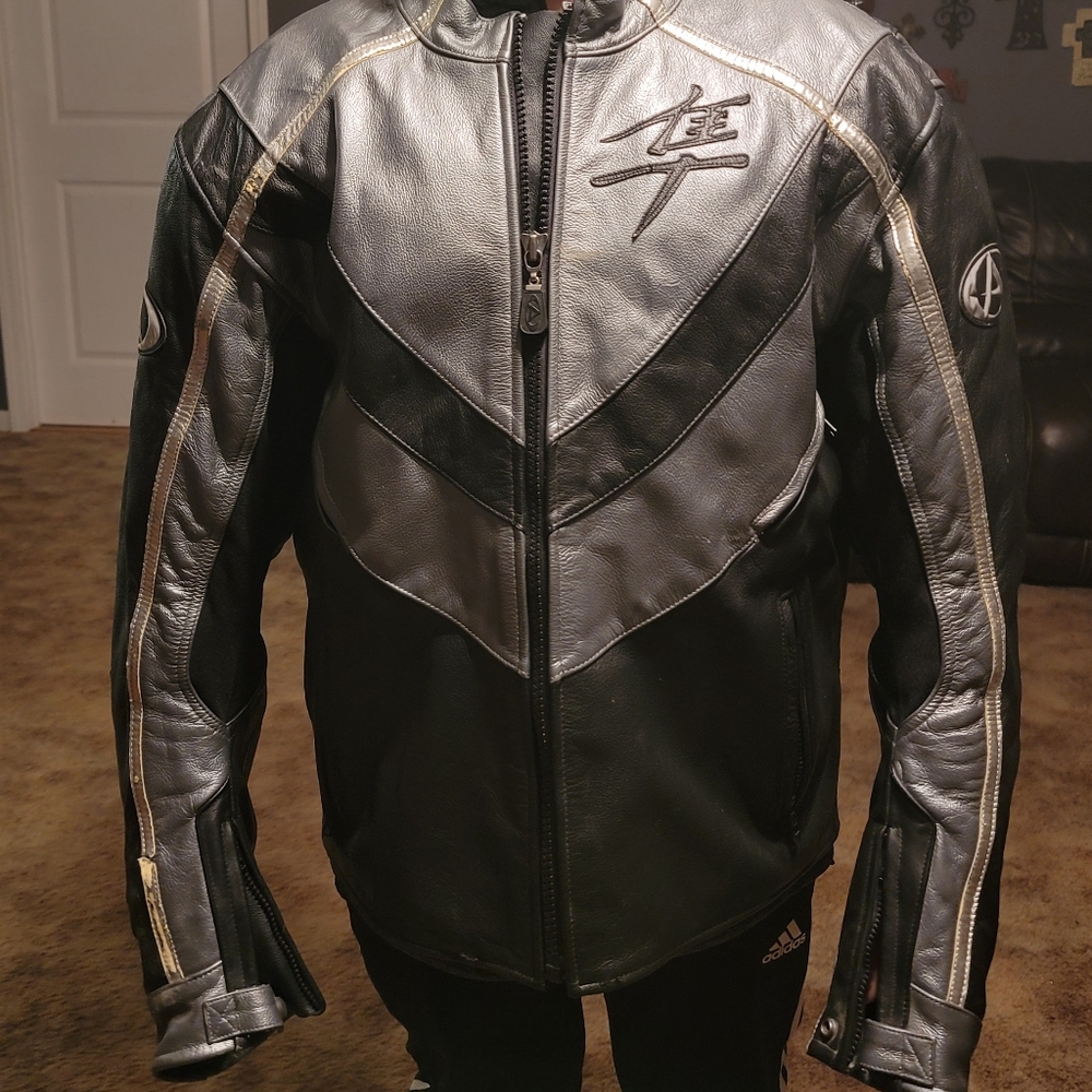 Leather Riding Motorcycle Jacket
